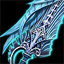Sharp Moonlight Crystal Longsword